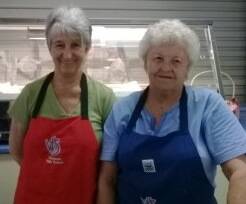 Wingham High School dream volunteers: Lorraine and Kay