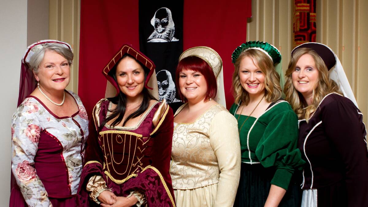 Guests dressed up for the Shakespeare in Gloucester Festival