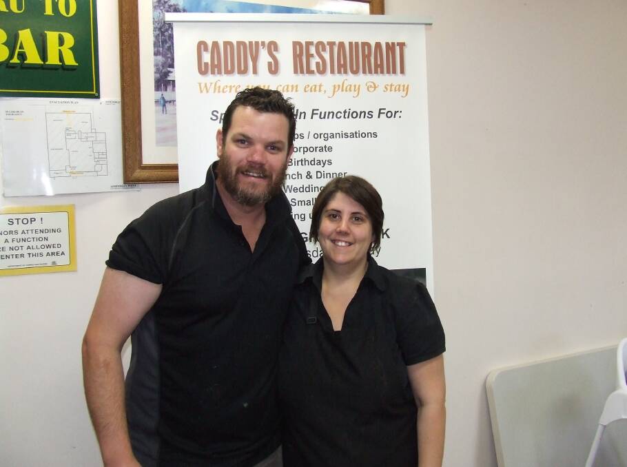 Wes and Tenille Neil of Caddy's Restaurant, Wingham