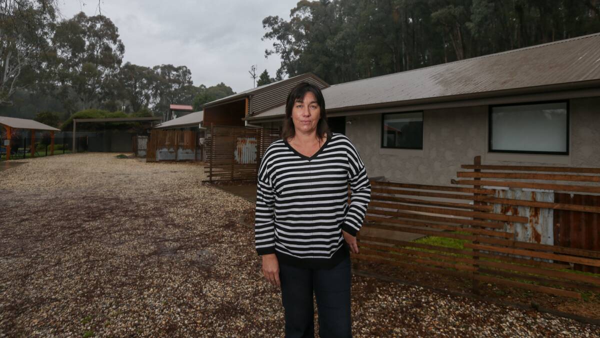 CLOSED: Mardi Lucas said she had been forced to shut her accommodation business at Tawonga South. Picture: TARA TREWHELLA