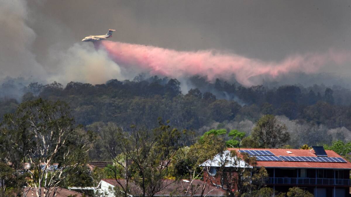 During the bushfire emergency, aircraft were deployed to assist firefighters on the ground. Photo: Scott Calvin.