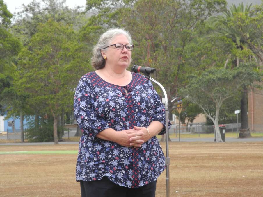 Robyn Jenkins spoke of communities and how Australia Day helps us reflect on what we mean to each other